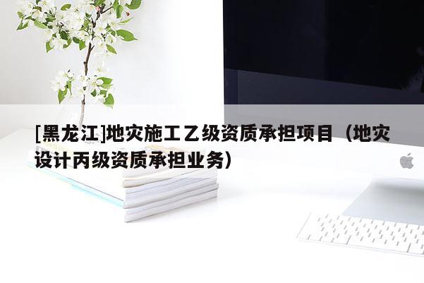 [黑龍江]地災(zāi)施工乙級資質(zhì)承擔(dān)項目（地災(zāi)設(shè)計丙級資質(zhì)承擔(dān)業(yè)務(wù)）
