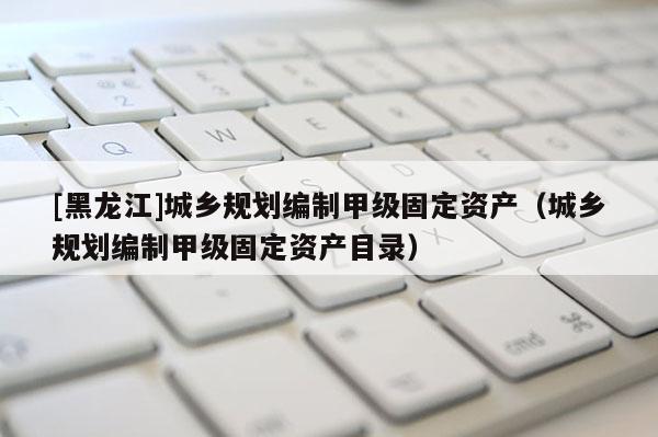 [黑龍江]城鄉規劃編制甲級固定資產（城鄉規劃編制甲級固定資產目錄）