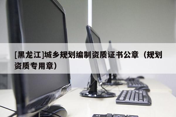 [黑龍江]城鄉規劃編制資質證書公章（規劃資質專用章）