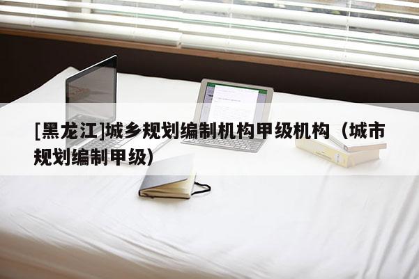 [黑龍江]城鄉規劃編制機構甲級機構（城市規劃編制甲級）