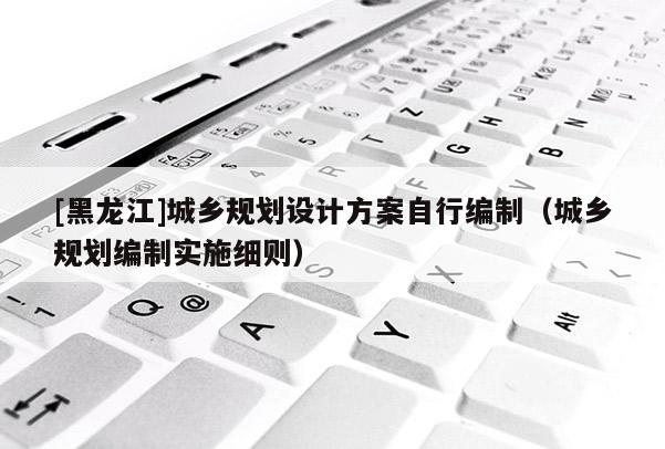 [黑龍江]城鄉規劃設計方案自行編制（城鄉規劃編制實施細則）