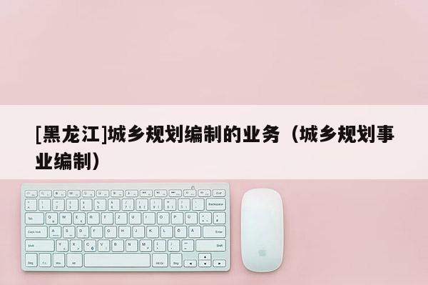 [黑龍江]城鄉(xiāng)規(guī)劃編制的業(yè)務(wù)（城鄉(xiāng)規(guī)劃事業(yè)編制）