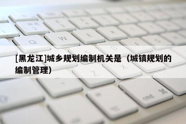 [黑龍江]城鄉規劃編制機關是（城鎮規劃的編制管理）