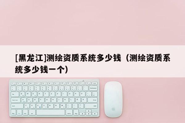 [黑龍江]測繪資質系統多少錢（測繪資質系統多少錢一個）