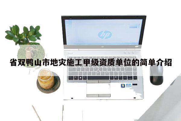 省雙鴨山市地災施工甲級資質單位的簡單介紹