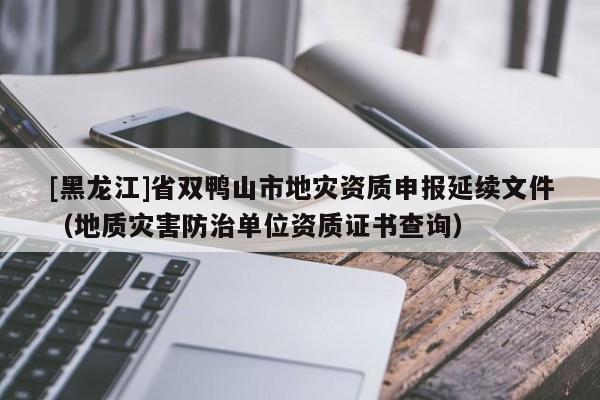 [黑龍江]省雙鴨山市地災(zāi)資質(zhì)申報延續(xù)文件（地質(zhì)災(zāi)害防治單位資質(zhì)證書查詢）